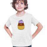 Fashion, accesorii si bijuterii - Copii - Imbracaminte copii - Tricouri copii - Tricou Copii Baieti Squishmallows Prajitura Cofetarie CoolTrend, alb, marime S Copii - Infinity.ro