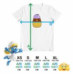 Fashion, accesorii si bijuterii - Copii - Imbracaminte copii - Tricouri copii - Tricou Copii Baieti Squishmallows Prajitura Cofetarie CoolTrend, alb, marime S Copii - Infinity.ro