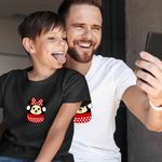 Fashion, accesorii si bijuterii - Copii - Imbracaminte copii - Tricouri copii - Tricou Copii Baieti Squishmallows Minnie Mickey Mouse CoolTrend, alb, marime XS Copii - Infinity.ro