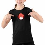 Fashion, accesorii si bijuterii - Copii - Imbracaminte copii - Tricouri copii - Tricou Copii Fete Squishmallows Homar Ocean CoolTrend, negru, marime M Copii - Infinity.ro