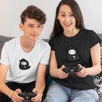 Fashion, accesorii si bijuterii - Copii - Imbracaminte copii - Tricouri copii - Tricou Copii Baieti Squishmallows Moartea cu coasa CoolTrend, negru, marime L Copii - Infinity.ro