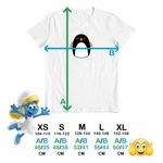 Fashion, accesorii si bijuterii - Copii - Imbracaminte copii - Tricouri copii - Tricou Copii Baieti Squishmallows Pinguin Antartica CoolTrend, alb, marime M Copii - Infinity.ro