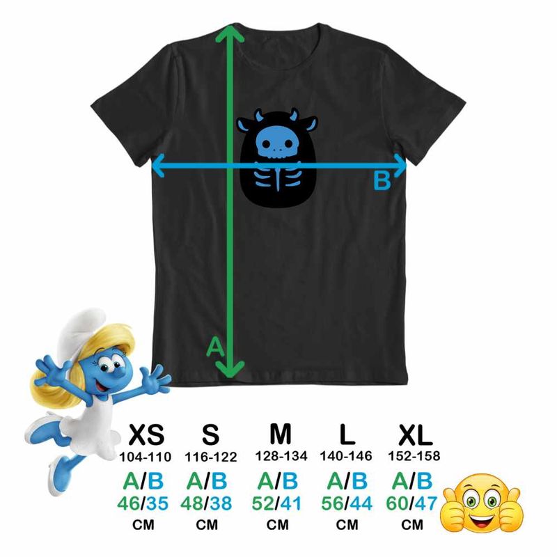 Fashion, accesorii si bijuterii - Copii - Imbracaminte copii - Tricouri copii - Tricou Copii Baieti Squishmallows Schelet Halloween CoolTrend, negru, marime XS Copii - Infinity.ro