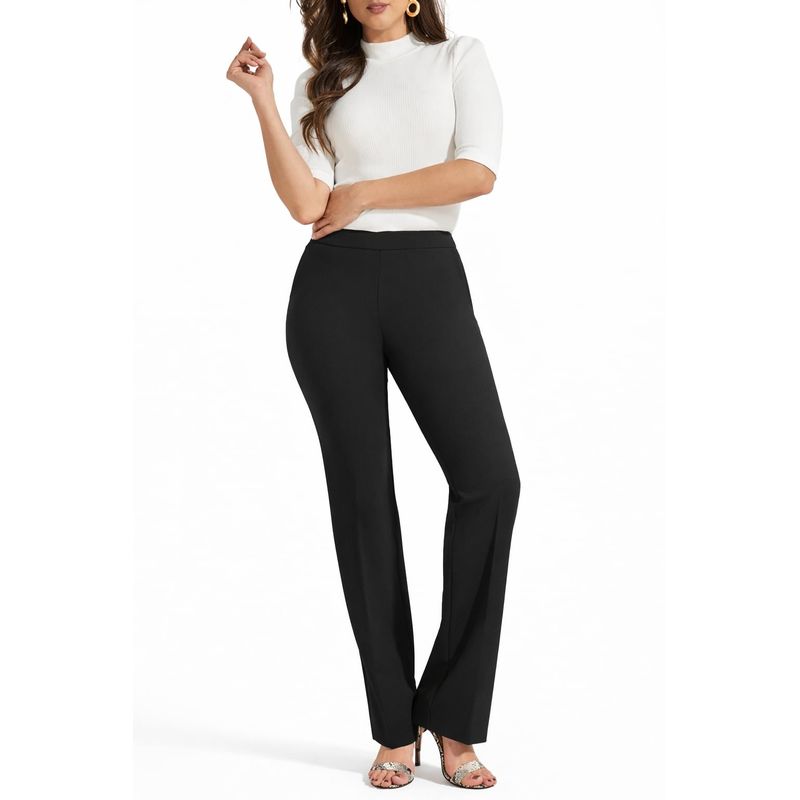 Fashion, accesorii si bijuterii - Femei - Imbracaminte femei - Pantaloni femei - Pantaloni dama Marciano by Guess 3BGB29 S INTL Negru - Infinity.ro