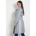 Fashion, accesorii si bijuterii - Femei - Imbracaminte femei - Paltoane si trenciuri femei - Trenci dama cu imprimeu Guess W3YL03 Argintiu XS INTL - Infinity.ro