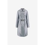 Fashion, accesorii si bijuterii - Femei - Imbracaminte femei - Paltoane si trenciuri femei - Trenci dama cu imprimeu Guess W3YL03 Argintiu XS INTL - Infinity.ro