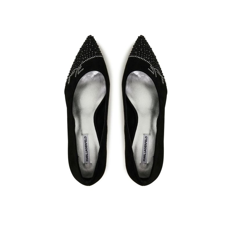 Fashion, accesorii si bijuterii - Femei - Incaltaminte femei - Pantofi femei - Pantofi pumps dama Karl Lagerfeld KL32712 39 EU Negru - Infinity.ro