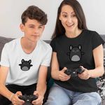 Fashion, accesorii si bijuterii - Copii - Imbracaminte copii - Tricouri copii - Tricou Copii Baieti Squishmallows Liliac CoolTrend, negru, marime S Copii - Infinity.ro