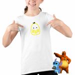Fashion, accesorii si bijuterii - Copii - Imbracaminte copii - Tricouri copii - Tricou Copii Fete Squishmallows Lamaie CoolTrend, alb, marime L Copii - Infinity.ro