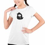 Fashion, accesorii si bijuterii - Copii - Imbracaminte copii - Tricouri copii - Tricou Copii Fete Squishmallows Moartea cu coasa CoolTrend, alb, marime S Copii - Infinity.ro