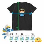 Fashion, accesorii si bijuterii - Copii - Imbracaminte copii - Tricouri copii - Tricou Copii Fete Squishmallows Pirat Marinar CoolTrend, negru, marime XS Copii - Infinity.ro
