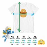 Fashion, accesorii si bijuterii - Copii - Imbracaminte copii - Tricouri copii - Tricou Copii Fete Squishmallows Hamburger CoolTrend, alb, marime L Copii - Infinity.ro