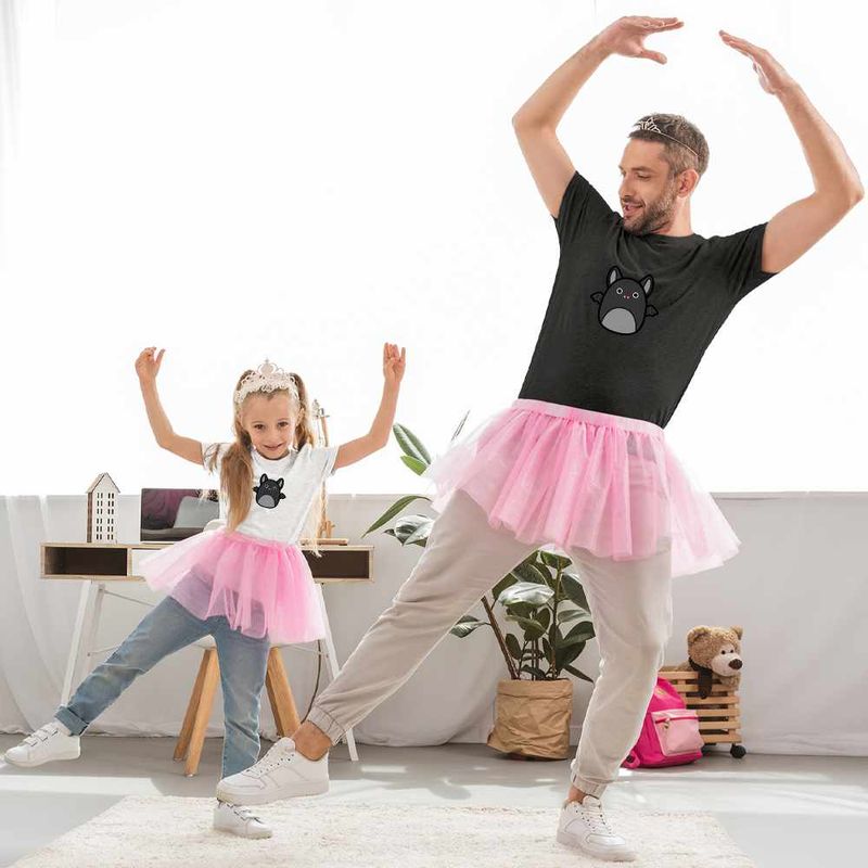 Fashion, accesorii si bijuterii - Copii - Imbracaminte copii - Tricouri copii - Tricou Copii Fete Squishmallows Liliac CoolTrend, negru, marime XS Copii - Infinity.ro