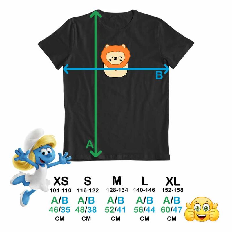 Fashion, accesorii si bijuterii - Copii - Imbracaminte copii - Tricouri copii - Tricou Copii Fete Squishmallows Leu Africa CoolTrend, negru, marime XS Copii - Infinity.ro