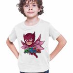 Fashion, accesorii si bijuterii - Copii - Imbracaminte copii - Tricouri copii - Tricou Copii Baieti Pj Masks Owlette Eroi Pijamale CoolTrend, alb, marime L Copii - Infinity.ro