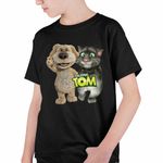 Fashion, accesorii si bijuterii - Copii - Imbracaminte copii - Tricouri copii - Tricou Copii Baieti Ben Talking Tom Best Friends CoolTrend, negru, marime XS Copii - Infinity.ro