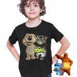 Fashion, accesorii si bijuterii - Copii - Imbracaminte copii - Tricouri copii - Tricou Copii Baieti Ben Talking Tom Best Friends CoolTrend, negru, marime XS Copii - Infinity.ro