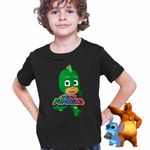 Fashion, accesorii si bijuterii - Copii - Imbracaminte copii - Tricouri copii - Tricou Copii Baieti Eroii Pijama Gekko Pjmasks CoolTrend, negru, marime XS Copii - Infinity.ro