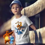 Fashion, accesorii si bijuterii - Copii - Imbracaminte copii - Tricouri copii - Tricou Copii Baieti Tigger Tralalero Tralala Stitch Tigru Rechin CoolTrend, alb, marime XL Copii - Infinity.ro