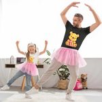 Fashion, accesorii si bijuterii - Copii - Imbracaminte copii - Tricouri copii - Tricou Copii Fete Winnie the Pooh Popcorn CoolTrend, negru, marime S Copii - Infinity.ro