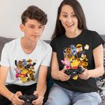 Fashion, accesorii si bijuterii - Copii - Imbracaminte copii - Tricouri copii - Tricou Copii Baieti Roblox Winnie the Pooh Lemingii CoolTrend, negru, marime L Copii - Infinity.ro