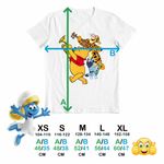 Fashion, accesorii si bijuterii - Copii - Imbracaminte copii - Tricouri copii - Tricou Copii Fete Winnie the Pooh Bluey Blue Vioara Trompeta CoolTrend, alb, marime S Copii - Infinity.ro