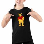 Fashion, accesorii si bijuterii - Copii - Imbracaminte copii - Tricouri copii - Tricou Copii Fete Ursuletul Winnie the Pooh Horror FNAF CoolTrend, negru, marime XL Copii - Infinity.ro