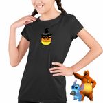 Fashion, accesorii si bijuterii - Copii - Imbracaminte copii - Tricouri copii - Tricou Copii Fete Squishmallows Minions CoolTrend, negru, marime M Copii - Infinity.ro