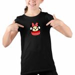 Fashion, accesorii si bijuterii - Copii - Imbracaminte copii - Tricouri copii - Tricou Copii Fete Squishmallows Minnie Mickey Mouse CoolTrend, negru, marime M Copii - Infinity.ro