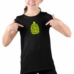 Fashion, accesorii si bijuterii - Copii - Imbracaminte copii - Tricouri copii - Tricou Copii Fete Squishmallows Brad Craciun Decembrie CoolTrend, negru, marime XS Copii - Infinity.ro