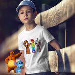 Fashion, accesorii si bijuterii - Copii - Imbracaminte copii - Tricouri copii - Tricou Copii Baieti Sprunki Horror Theme CoolTrend, alb, marime XS Copii - Infinity.ro