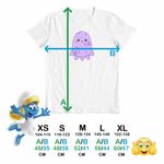 Fashion, accesorii si bijuterii - Copii - Imbracaminte copii - Tricouri copii - Tricou Copii Fete Squishmallows Caracatita CoolTrend, alb, marime S Copii - Infinity.ro