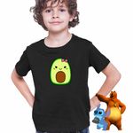 Fashion, accesorii si bijuterii - Copii - Imbracaminte copii - Tricouri copii - Tricou Copii Baieti Squish mallows Avocado CoolTrend, negru, marime L Copii - Infinity.ro