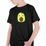 Fashion, accesorii si bijuterii - Copii - Imbracaminte copii - Tricouri copii - Tricou Copii Baieti Squish mallows Avocado CoolTrend, negru, marime L Copii - Infinity.ro