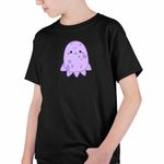 Fashion, accesorii si bijuterii - Copii - Imbracaminte copii - Tricouri copii - Tricou Copii Baieti Squishmallows Caracatita CoolTrend, negru, marime S Copii - Infinity.ro