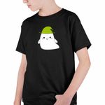Fashion, accesorii si bijuterii - Copii - Imbracaminte copii - Tricouri copii - Tricou Copii Baieti Squishmallows Fantoma Halloween CoolTrend, negru, marime XS Copii - Infinity.ro