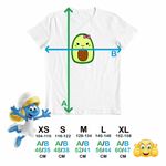 Fashion, accesorii si bijuterii - Copii - Imbracaminte copii - Tricouri copii - Tricou Copii Fete Squish mallows Avocado CoolTrend, alb, marime XS Copii - Infinity.ro