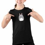 Fashion, accesorii si bijuterii - Copii - Imbracaminte copii - Tricouri copii - Tricou Copii Fete Squishmallow Iepure CoolTrend, negru, marime M Copii - Infinity.ro