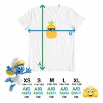 Fashion, accesorii si bijuterii - Copii - Imbracaminte copii - Tricouri copii - Tricou Copii Fete Squishmallows Ananas Squish CoolTrend, alb, marime S Copii - Infinity.ro