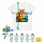 Fashion, accesorii si bijuterii - Copii - Imbracaminte copii - Tricouri copii - Tricou Copii Fete Sprunki Happy Birthday Gamer CoolTrend, alb, marime L Copii - Infinity.ro
