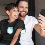 Fashion, accesorii si bijuterii - Copii - Imbracaminte copii - Tricouri copii - Tricou Copii Baieti Squishmallows Bufnita Atena CoolTrend, alb, marime XL Copii - Infinity.ro