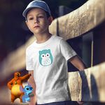 Fashion, accesorii si bijuterii - Copii - Imbracaminte copii - Tricouri copii - Tricou Copii Baieti Squishmallows Bufnita Atena CoolTrend, alb, marime XL Copii - Infinity.ro