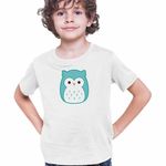 Fashion, accesorii si bijuterii - Copii - Imbracaminte copii - Tricouri copii - Tricou Copii Baieti Squishmallows Bufnita Atena CoolTrend, alb, marime XL Copii - Infinity.ro