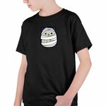 Fashion, accesorii si bijuterii - Copii - Imbracaminte copii - Tricouri copii - Tricou Copii Baieti Squishmallows Mumie Egipt CoolTrend, negru, marime S Copii - Infinity.ro