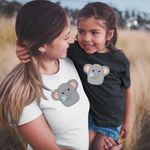 Fashion, accesorii si bijuterii - Copii - Imbracaminte copii - Tricouri copii - Tricou Copii Fete Squishmallows Elefant Africa CoolTrend, alb, marime XL Copii - Infinity.ro