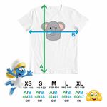 Fashion, accesorii si bijuterii - Copii - Imbracaminte copii - Tricouri copii - Tricou Copii Fete Squishmallows Elefant Africa CoolTrend, alb, marime XL Copii - Infinity.ro