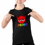 Fashion, accesorii si bijuterii - Copii - Imbracaminte copii - Tricouri copii - Tricou Copii Fete Sprunki Raddy Sound Music Game CoolTrend, negru, marime L Copii - Infinity.ro