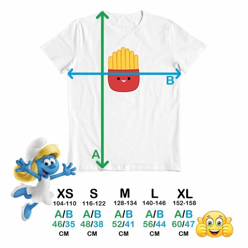 Fashion, accesorii si bijuterii - Copii - Imbracaminte copii - Tricouri copii - Tricou Copii Baieti Squishmallows Cartofi Prajiti CoolTrend, alb, marime XS Copii - Infinity.ro