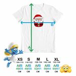 Fashion, accesorii si bijuterii - Copii - Imbracaminte copii - Tricouri copii - Tricou Copii Baieti Squishmallows Mos Craciun CoolTrend, alb, marime XS Copii - Infinity.ro