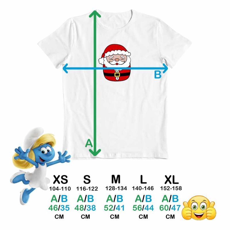 Fashion, accesorii si bijuterii - Copii - Imbracaminte copii - Tricouri copii - Tricou Copii Baieti Squishmallows Mos Craciun CoolTrend, alb, marime XS Copii - Infinity.ro